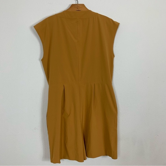 Athleta Marlow Romper Yellow Mustard Sz Small - Picture 10 of 12